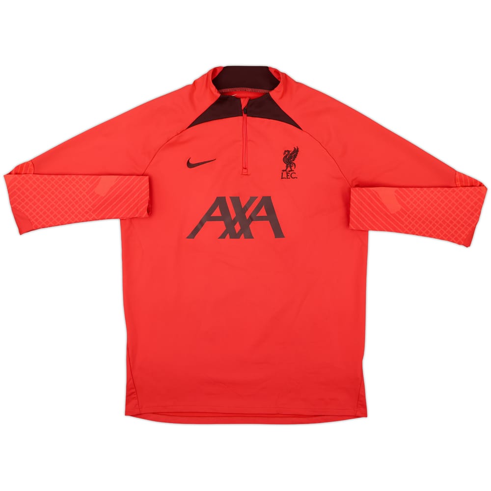 2020-21 Liverpool Nike 1/4 Zip Training Top - 8/10 - (L)