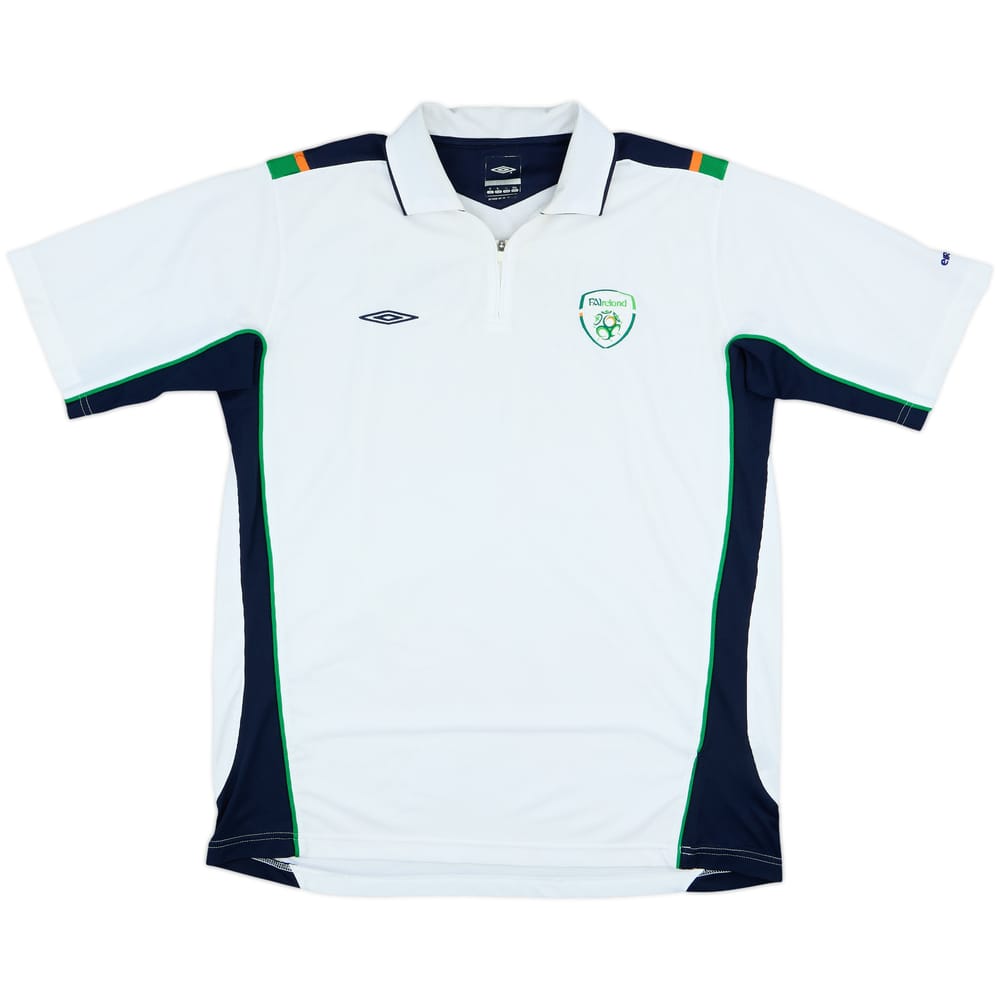 2004-06 Ireland Umbro 1/4 Zip Polo Shirt - 7/10 - (XL)