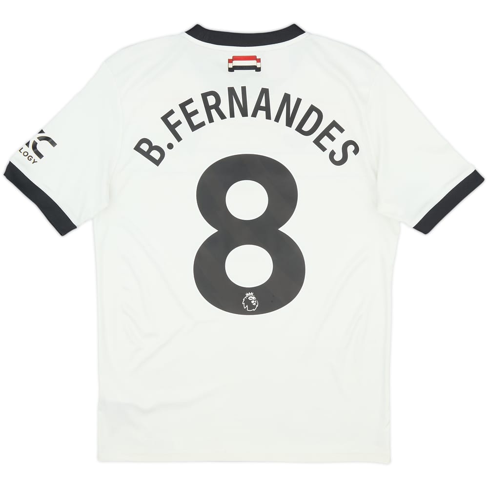 Camiseta de la tercera equipación del Manchester United 2024-25 B.Fernandes #8 - 7/10 - (XL.Niños)