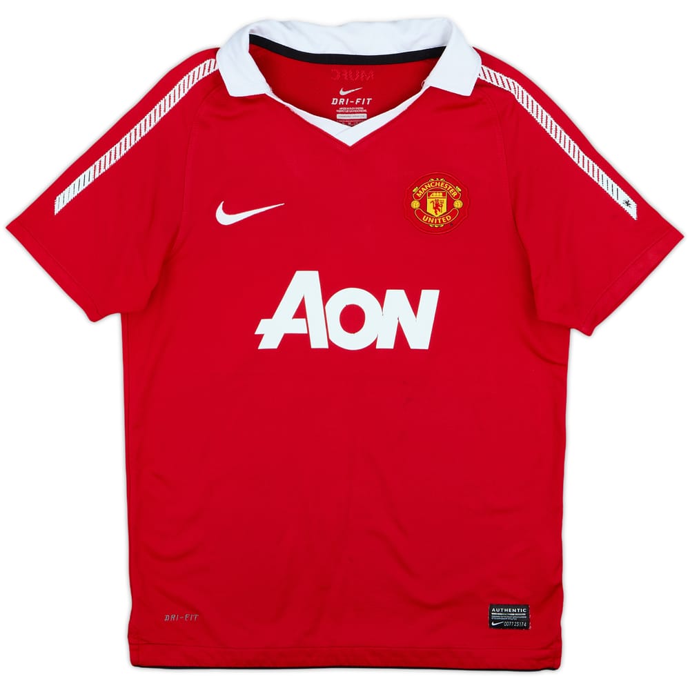 2010-11 Manchester United Home Shirt - 6/10 - (M.Boys)