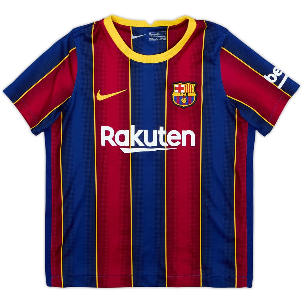 2020-21 Barcelona Home Shirt - 9/10 - (5-6 Years)