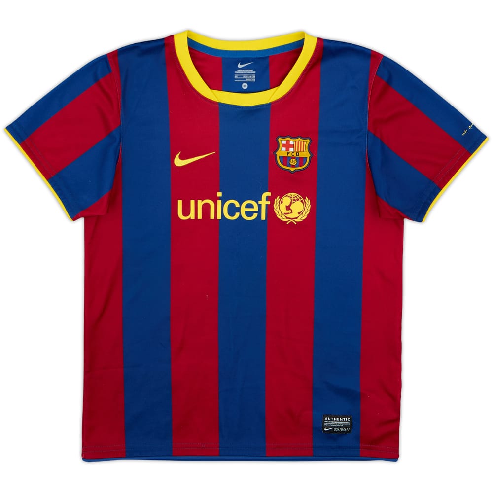 2010-11 Barcelona Home Shirt - 8/10 - (7-8 Years)