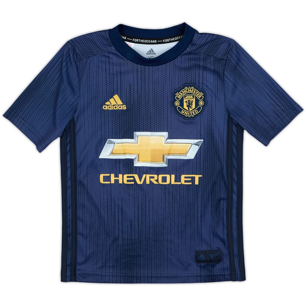 2018-19 Manchester United Third Shirt - 9/10 - (7-8 Years)