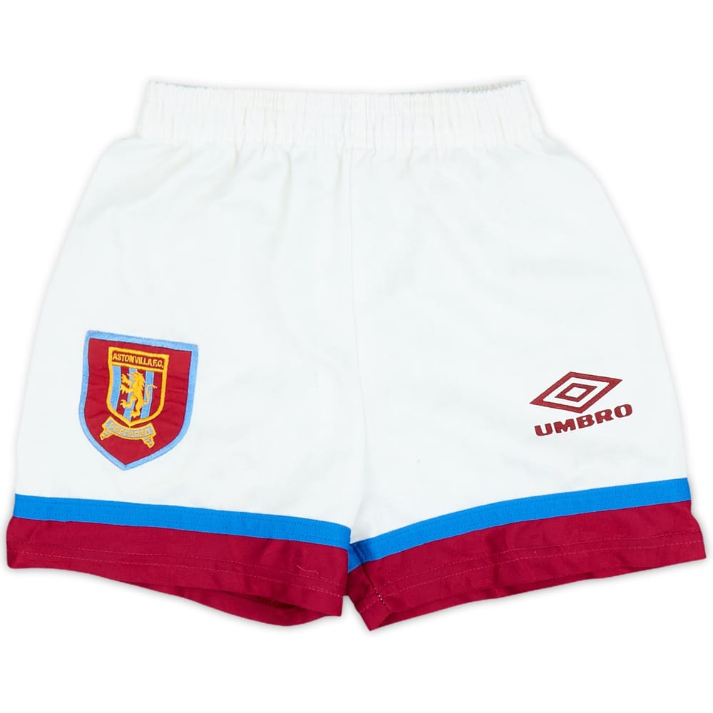 1992-93 Aston Villa Home Shorts - 8/10 - (S.Boys)