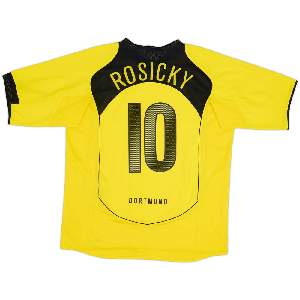 Camiseta de local del Borussia Dortmund 2004-05 Rosicky #10 - 8/10 - (XL)