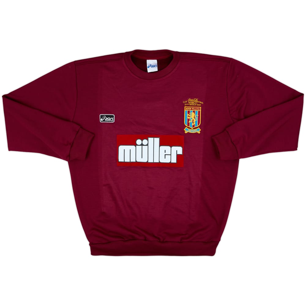 1993-94 Aston Villa Asics Sweat Top - 10/10 - (XXL)