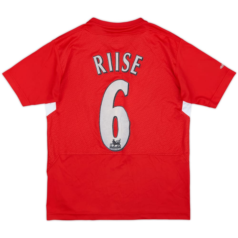 Camiseta de local del Liverpool 2004-06 Riise #6 - 7/10 - (Niños L.)