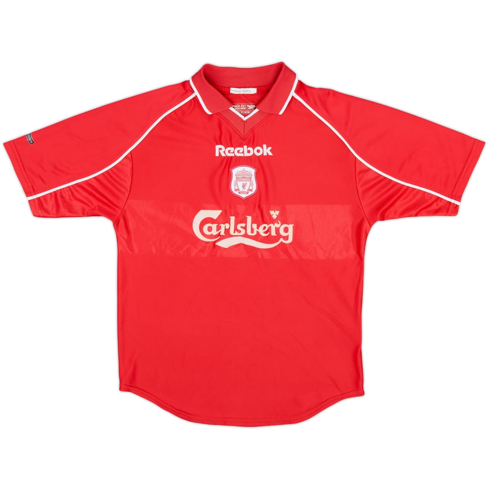 2000-02 Liverpool Home Shirt - 9/10 - (M.Boys)