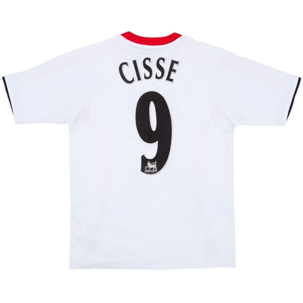 2005-06 Liverpool Away Shirt Cisse #9 - 8/10 - (L.Boys)