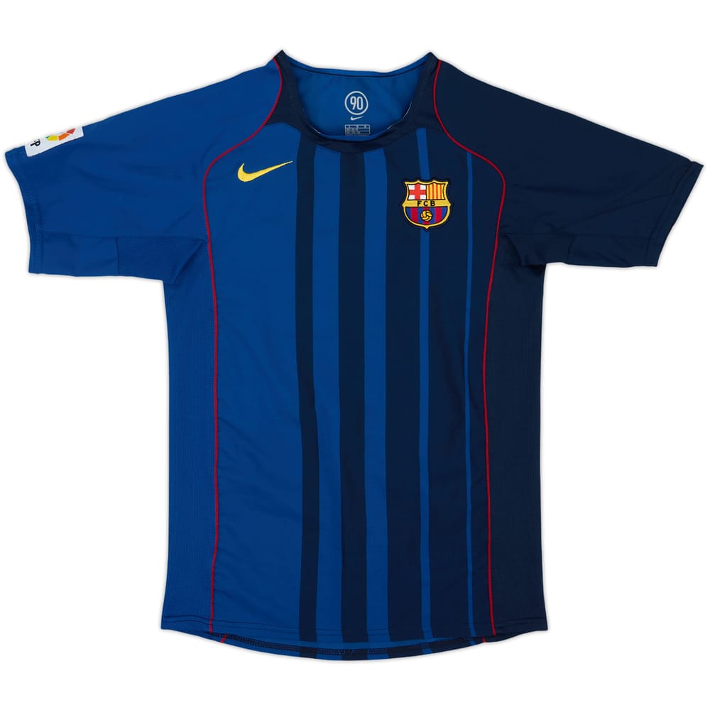 2004-05 Barcelona Away Shirt - 8/10 - (L.Boys)