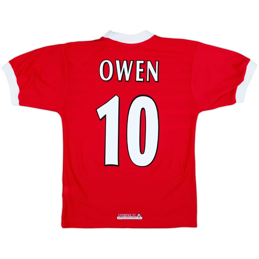 1998-00 Liverpool Home Shirt Owen #10 - 8/10 - (S)