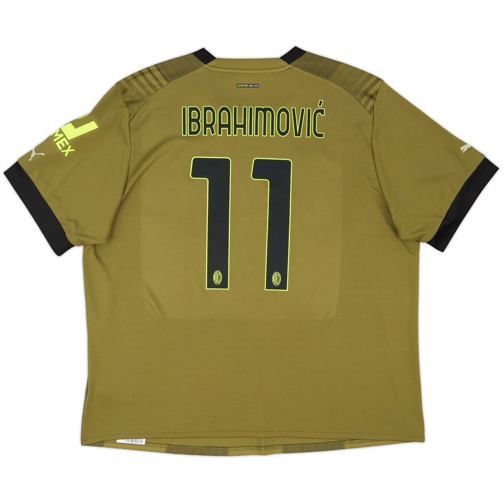 2022-23 AC Milan Third Shirt Ibrahimovic #11 - 10/10 - (XXL)