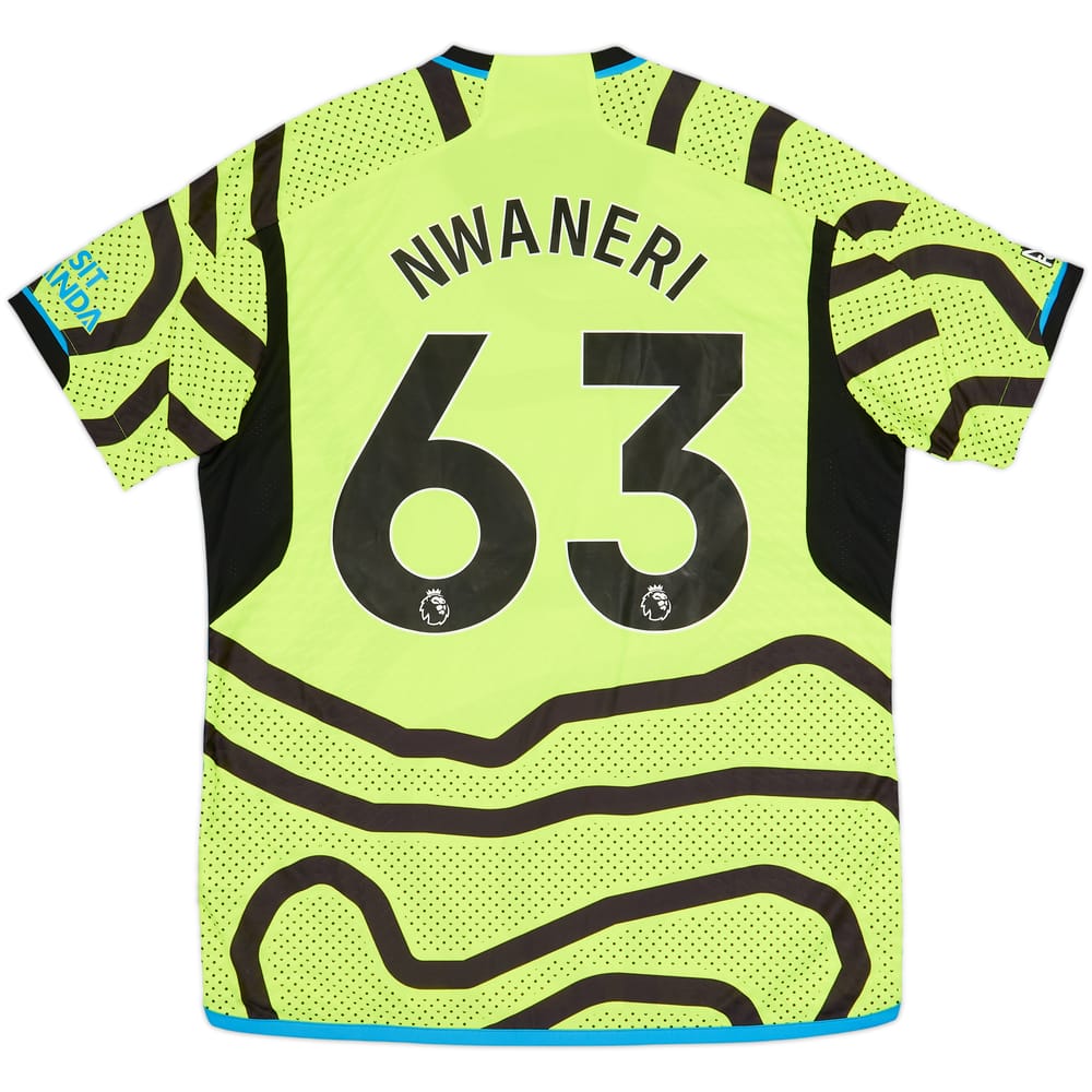 2023-24 Arsenal Authentic Away Shirt Nwaneri #63 (XL)