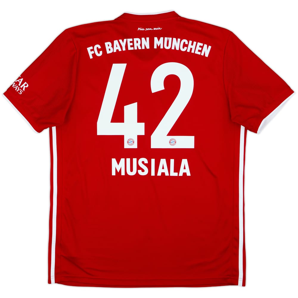 2020-21 Bayern Munich Home Shirt Musiala #42 - 10/10 - (L)