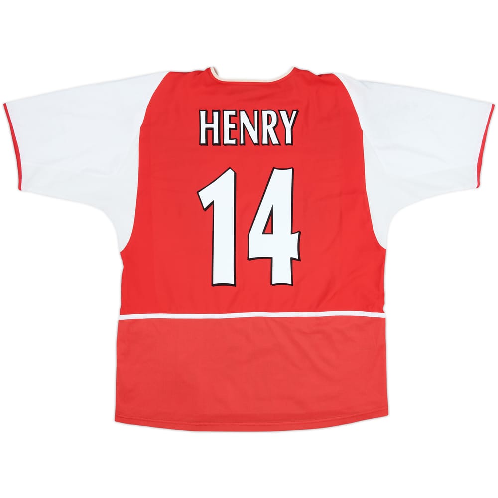2002-04 Arsenal Camiseta de local Henry #14 - 5/10 - (XL)