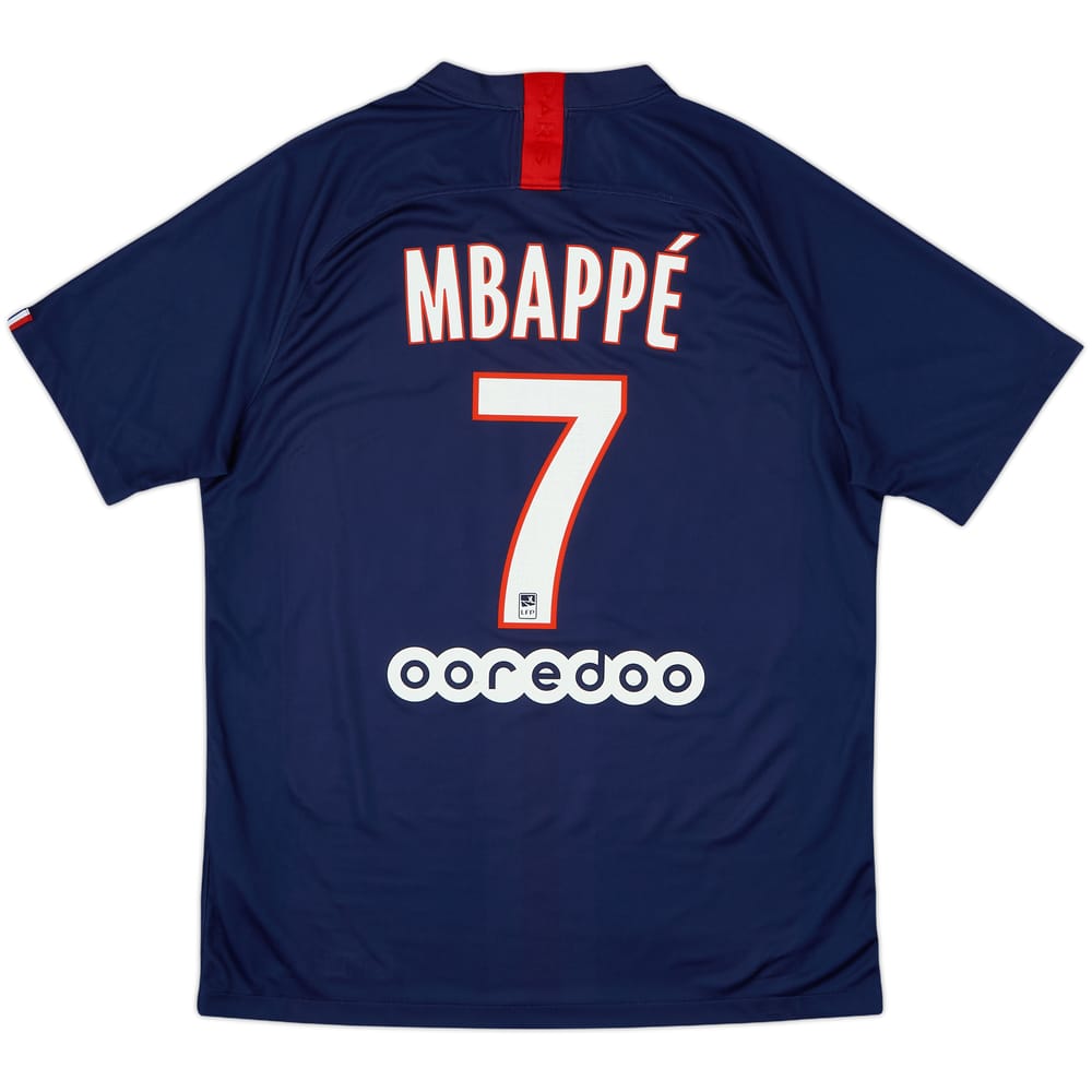2019-20 Paris Saint-Germain Camiseta Local Mbappe #7 - 9/10 - (L)