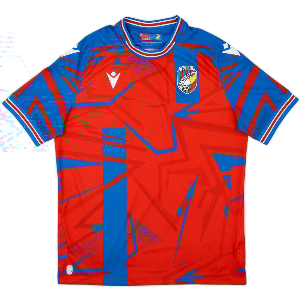 2024-25 Viktoria Plzen Home Shirt - 9/10 - (XL)