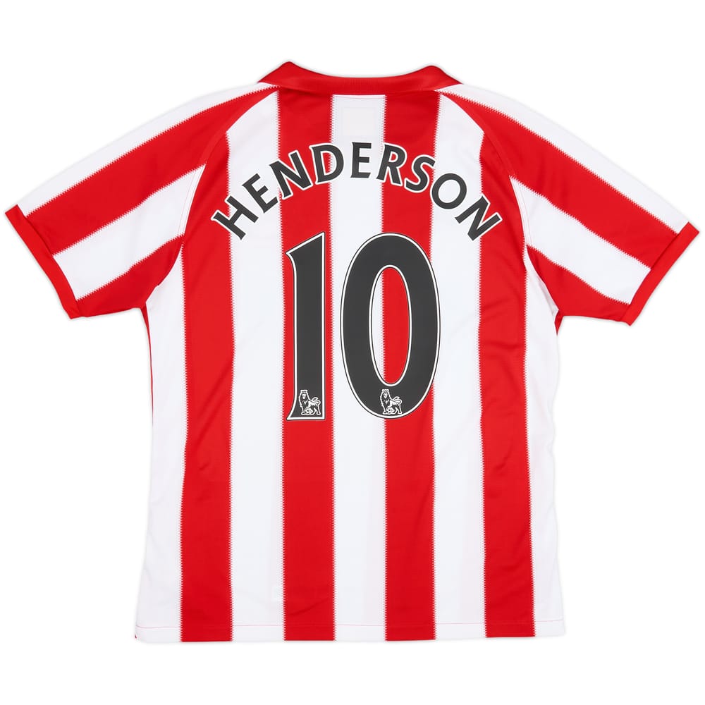2010-11 Sunderland Home Shirt Henderson #10 - 5/10 - (S)