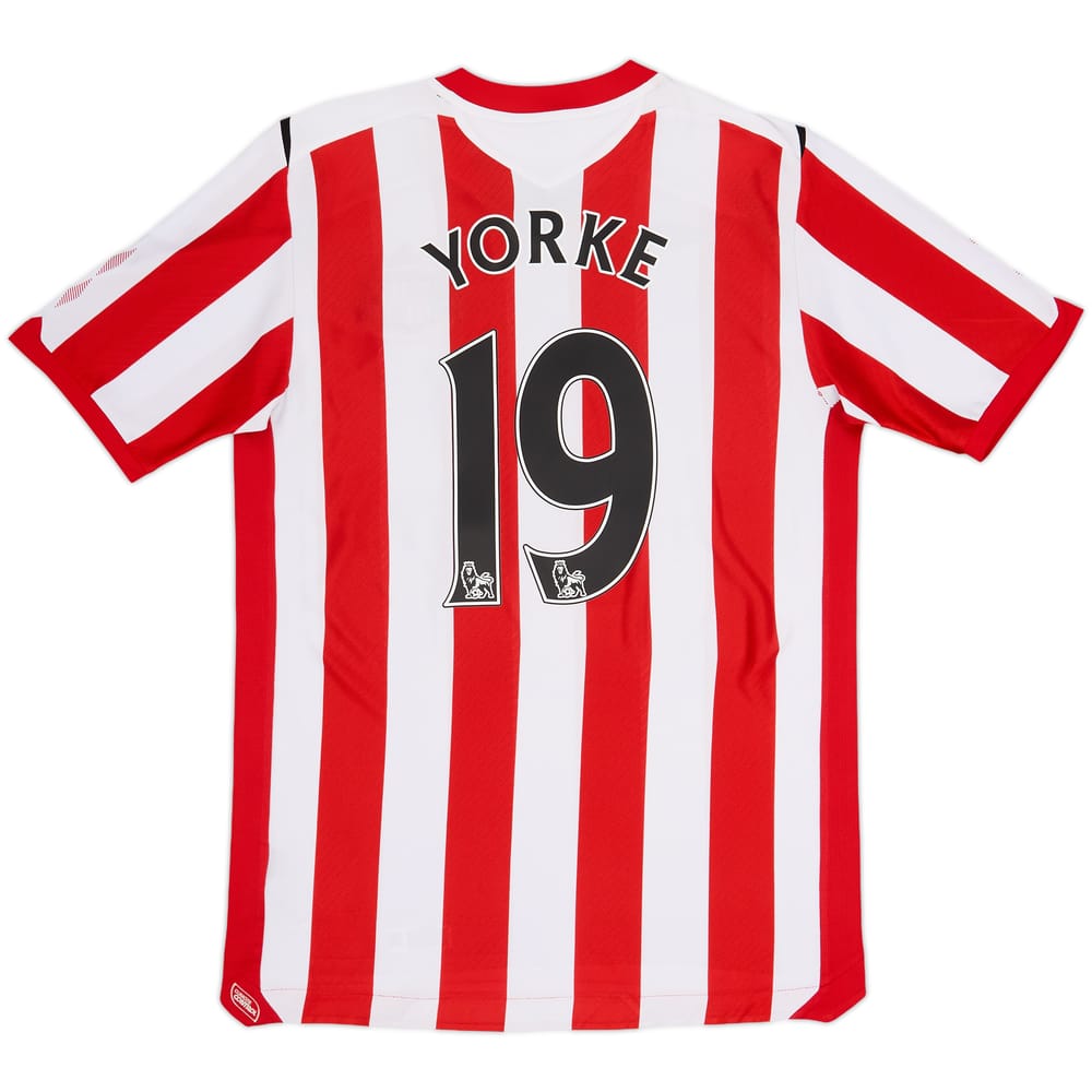 2007-08 Sunderland Home Shirt Yorke #19 - 7/10 - (L)