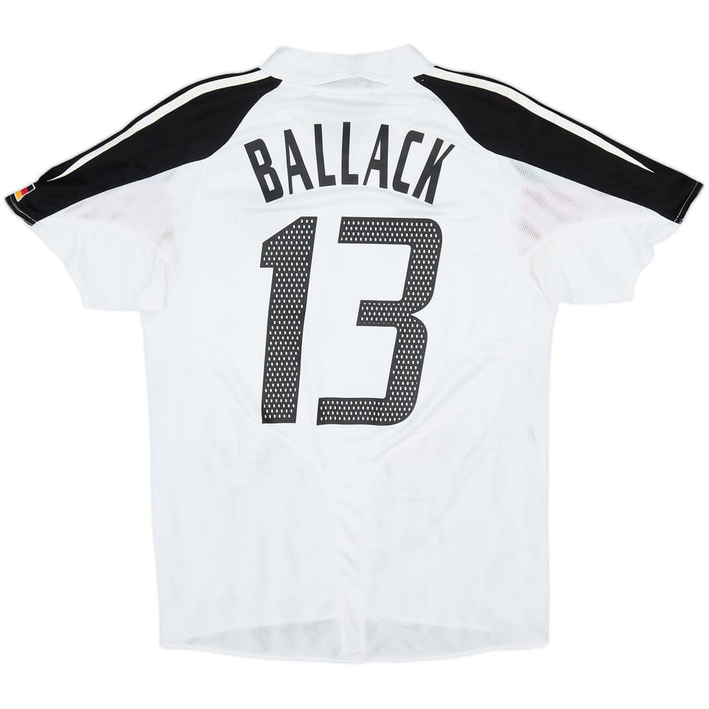 Camiseta de local de Alemania 2004-05 Ballack #13 - 6/10 - (M)