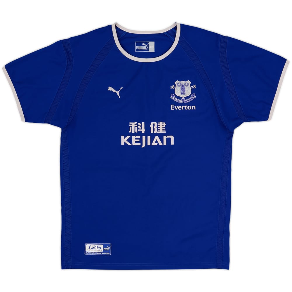 2003-04 Everton Home Shirt - 8/10 - (XL.Boys)