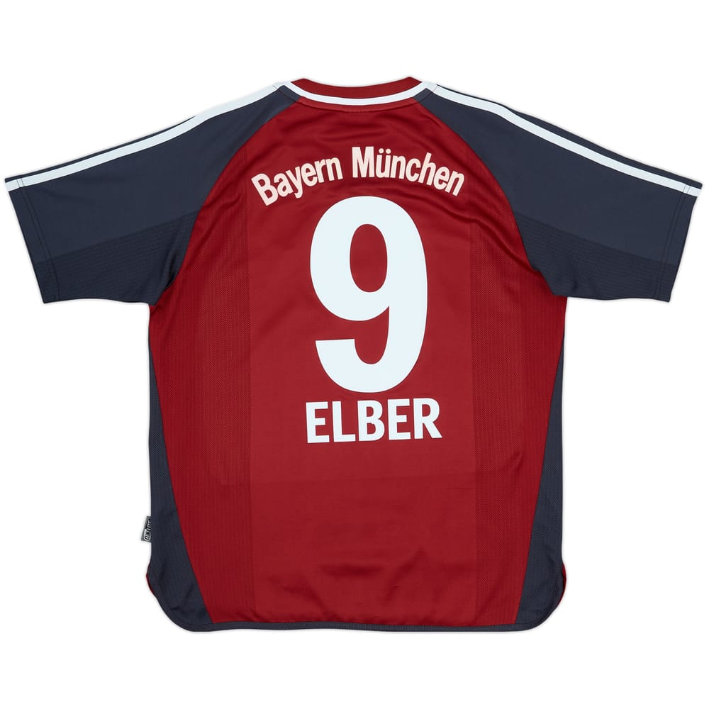 2001-02 Bayern Múnich Camiseta de local Elber #9 - 8/10 - (Y)