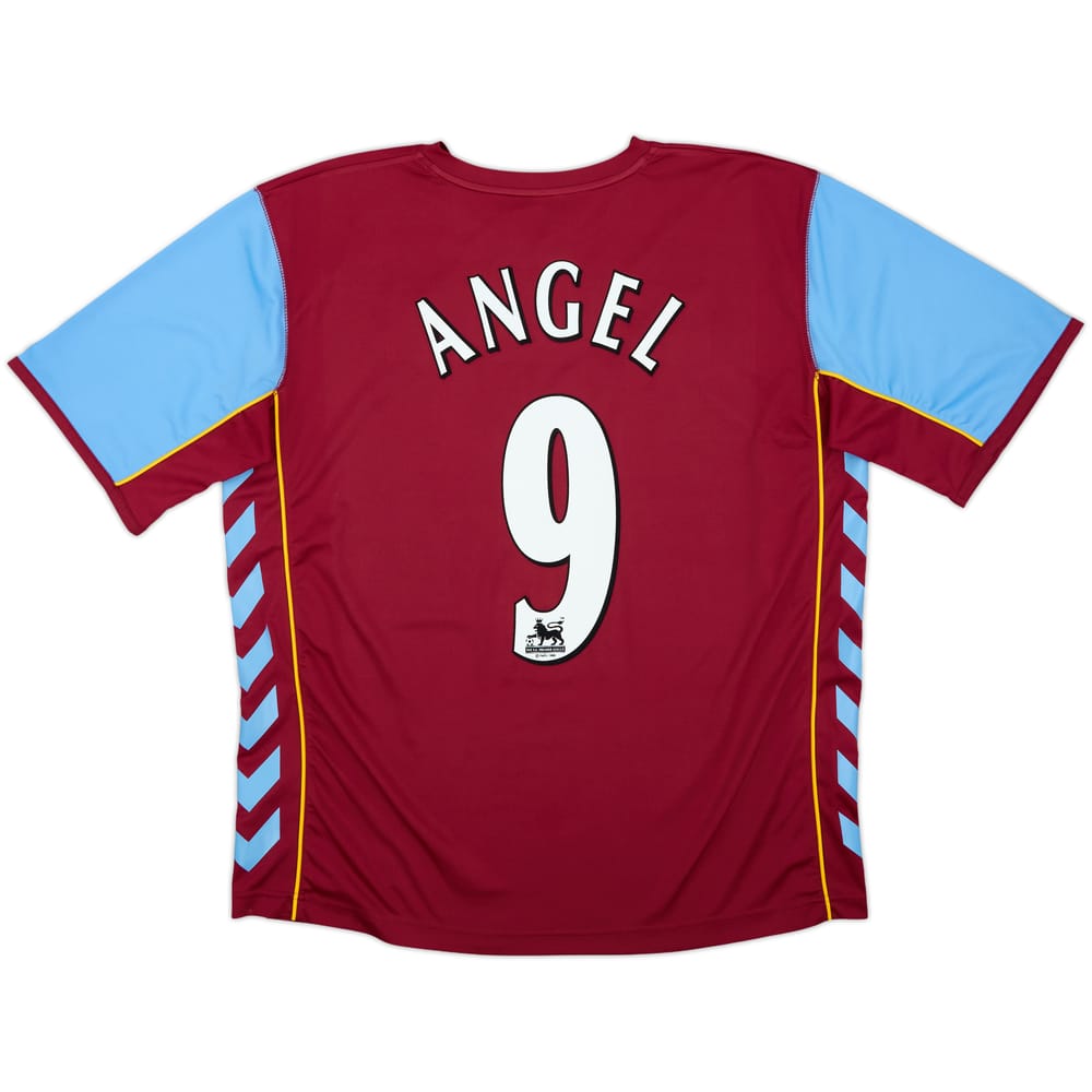2005-06 Aston Villa Camiseta Local Angel #9 - 6/10 - (XL)