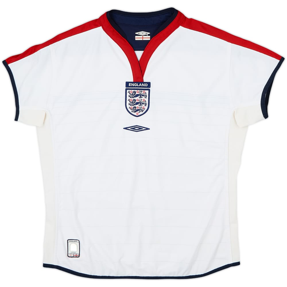 2003-05 England Home Shirt - 7/10 - (Women's M)