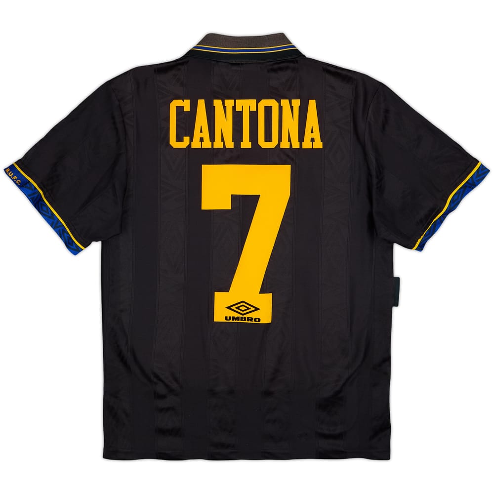 1993-95 Manchester United Away Shirt Cantona #7 - 7/10 - (S)