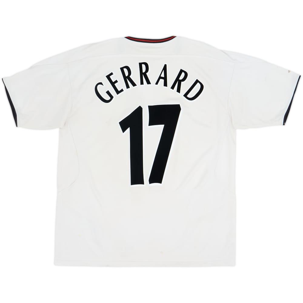 2003-04 Liverpool Away Shirt Gerrard #17 - 6/10 - (L)