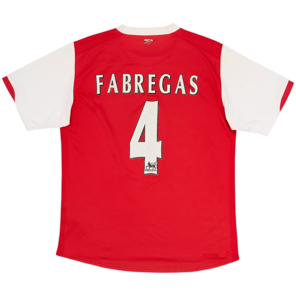 2006-08 Arsenal Camiseta Local Fabregas #4 - 6/10 - (M)