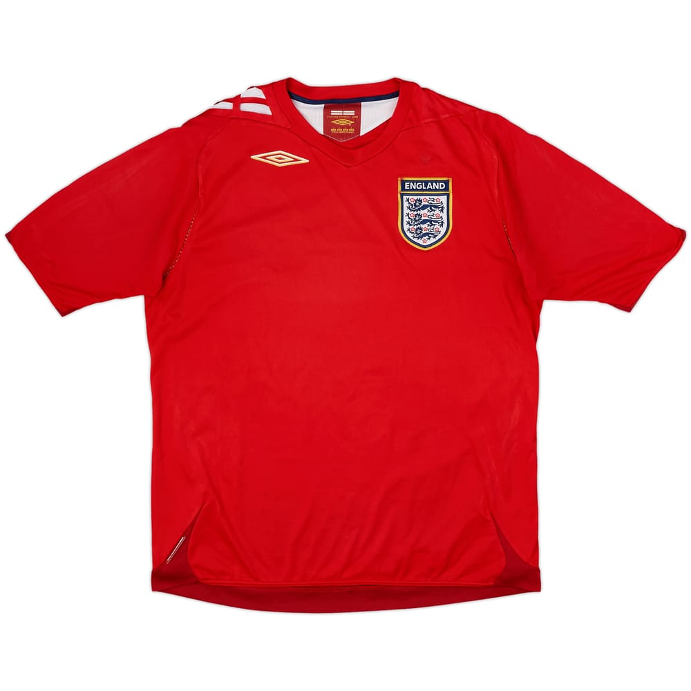 2006-08 England Away Shirt - 5/10 - (L)