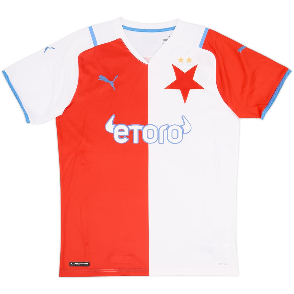 2021-22 Slavia Prague Home Shirt - 6/10 - (M)