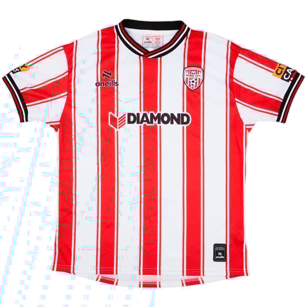 2024-25 Derry City Home Shirt - 10/10 - (XL)