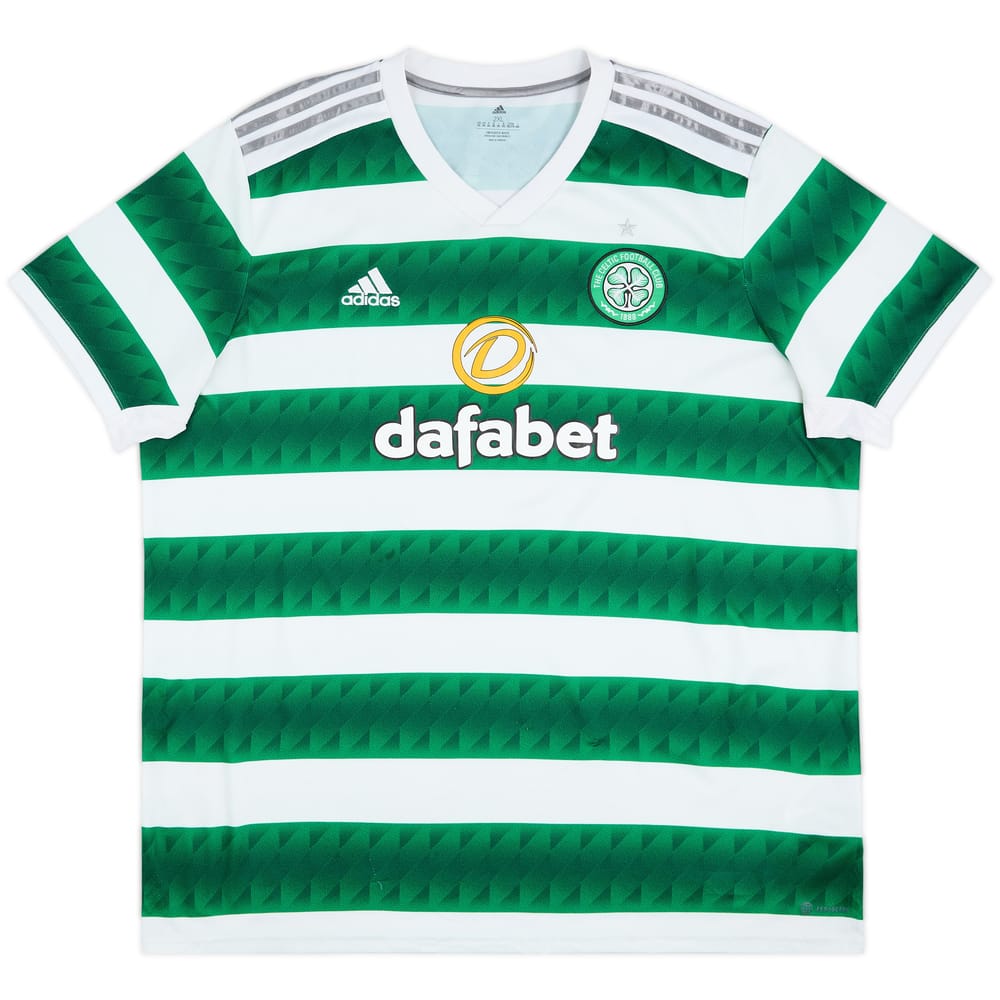 2022-23 Celtic Home Shirt - 8/10 - (XXL)