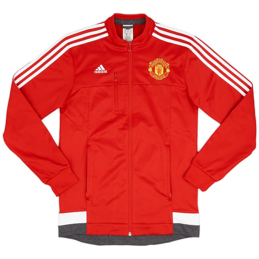 2015-16 Manchester United adidas Track Jacket - 9/10 - (S)