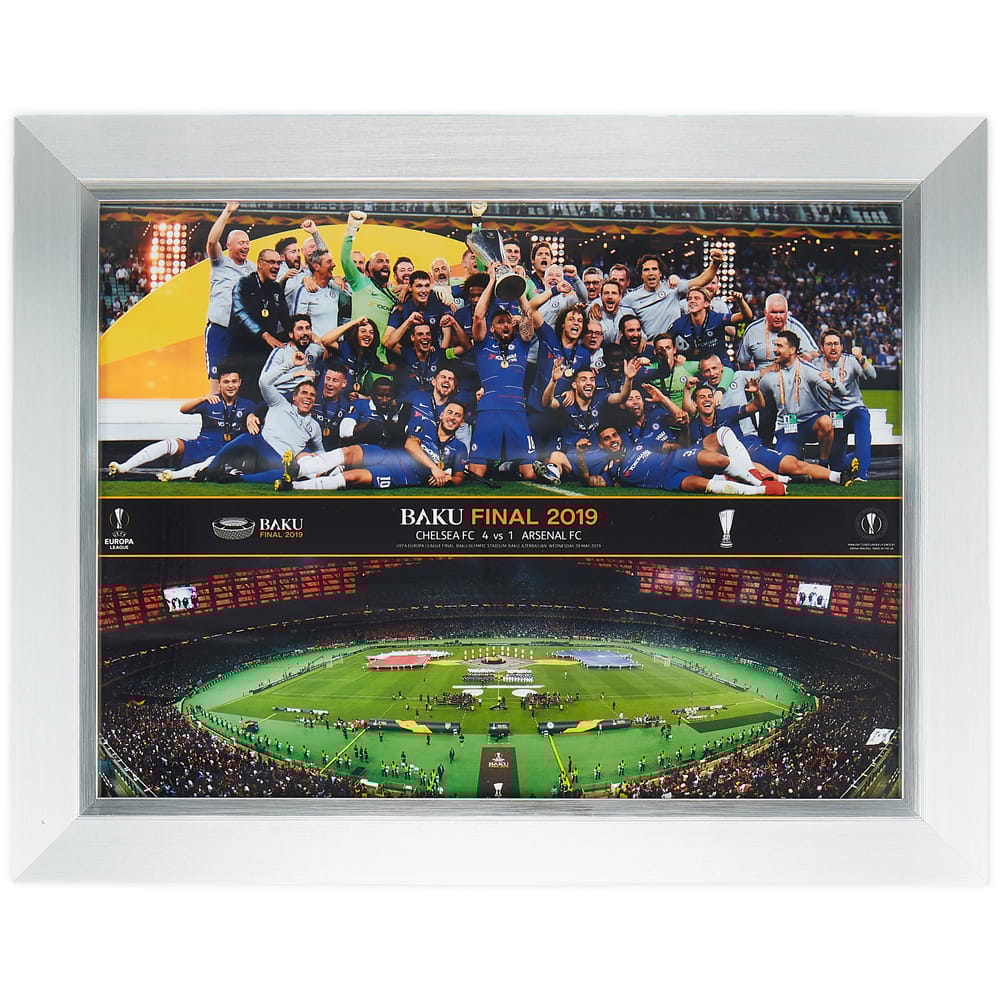 2019 Europa League Final Baku Winners Framed Picture
