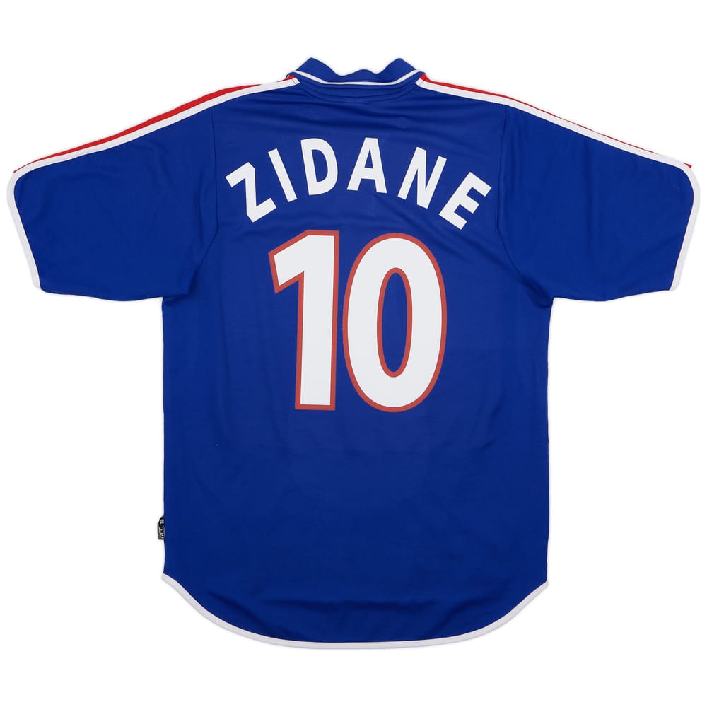 2000-02 France Home Shirt Zidane #10 - 5/10 - (M)