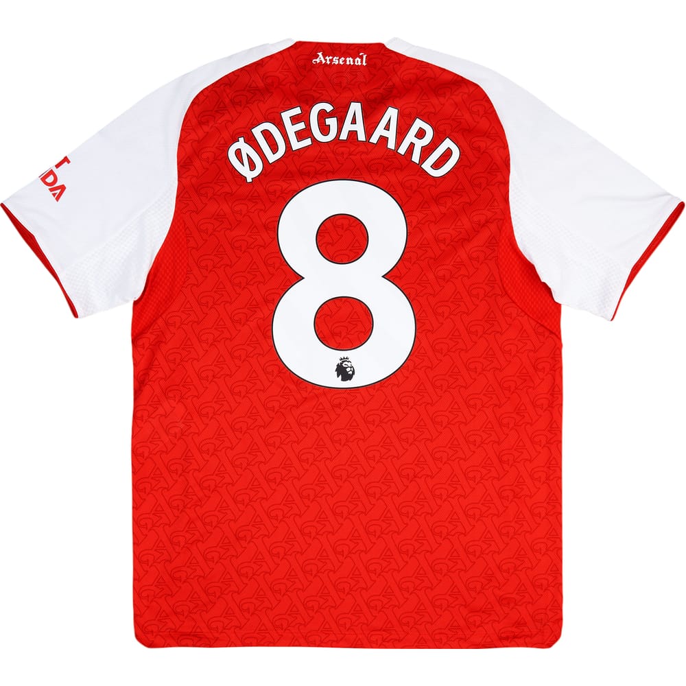 2025-26 Arsenal Authentic Home Shirt Odegaard #8