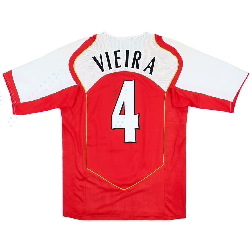 2004-05 Arsenal Home Shirt Vieira #4 - 9/10 - (M)