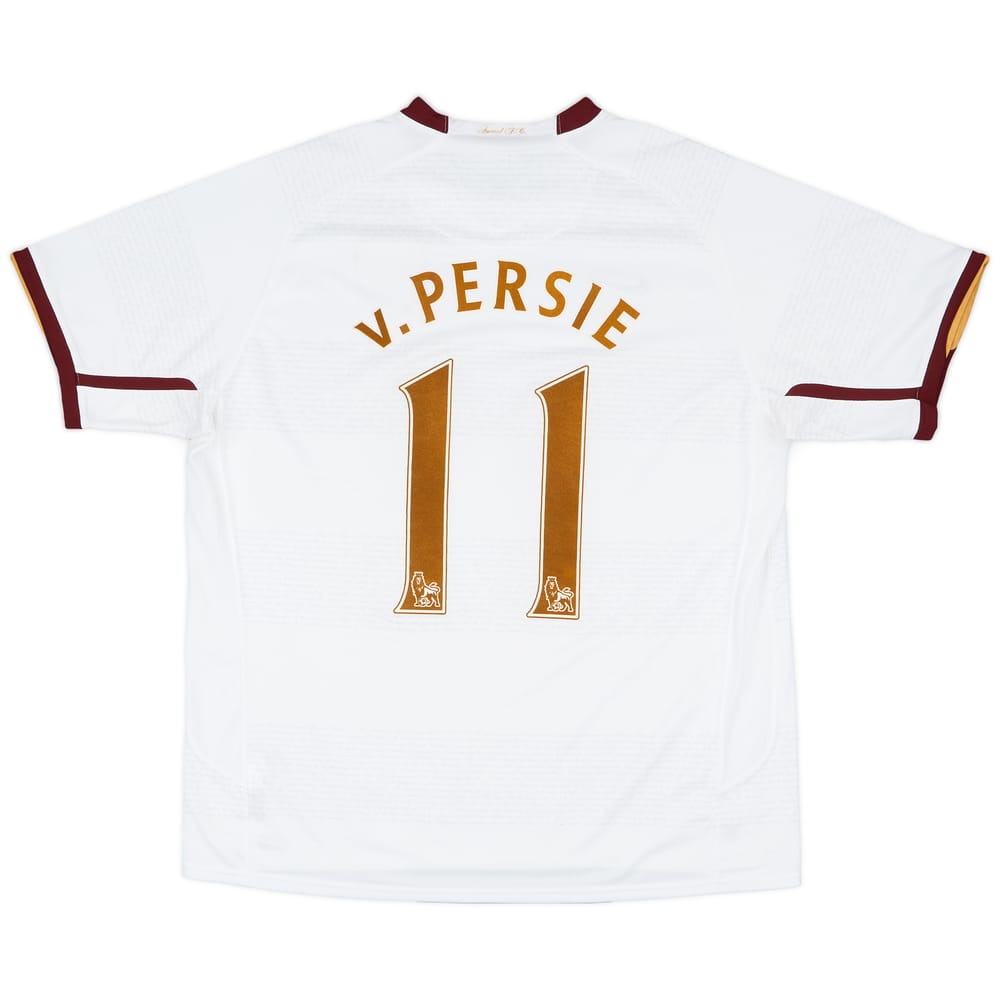 2007-08 Arsenal Away Shirt v. Persie #11 - 9/10 - (XL)