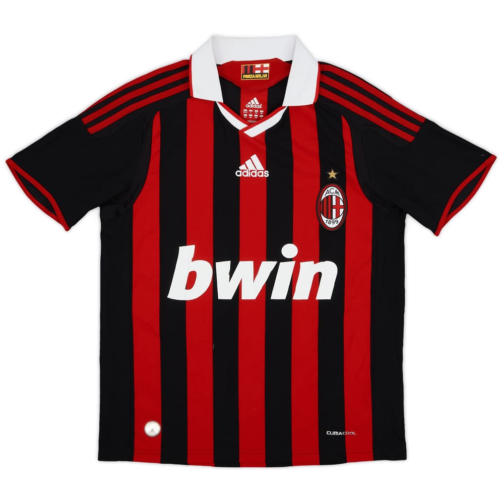2009-10 AC Milan Home Shirt - 6/10 - (L.Boys)