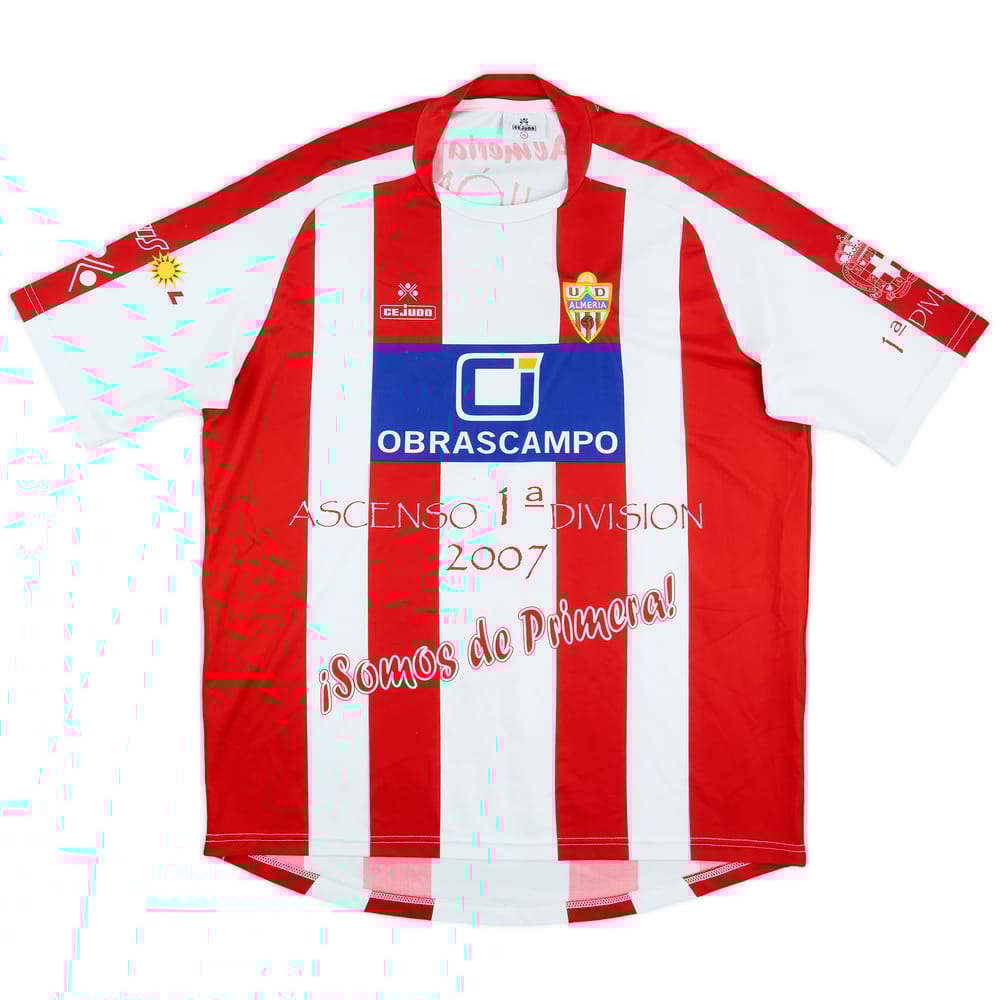 2007 Almeria 'Ascenso Primera Division' Shirt - 9/10 - (XL)