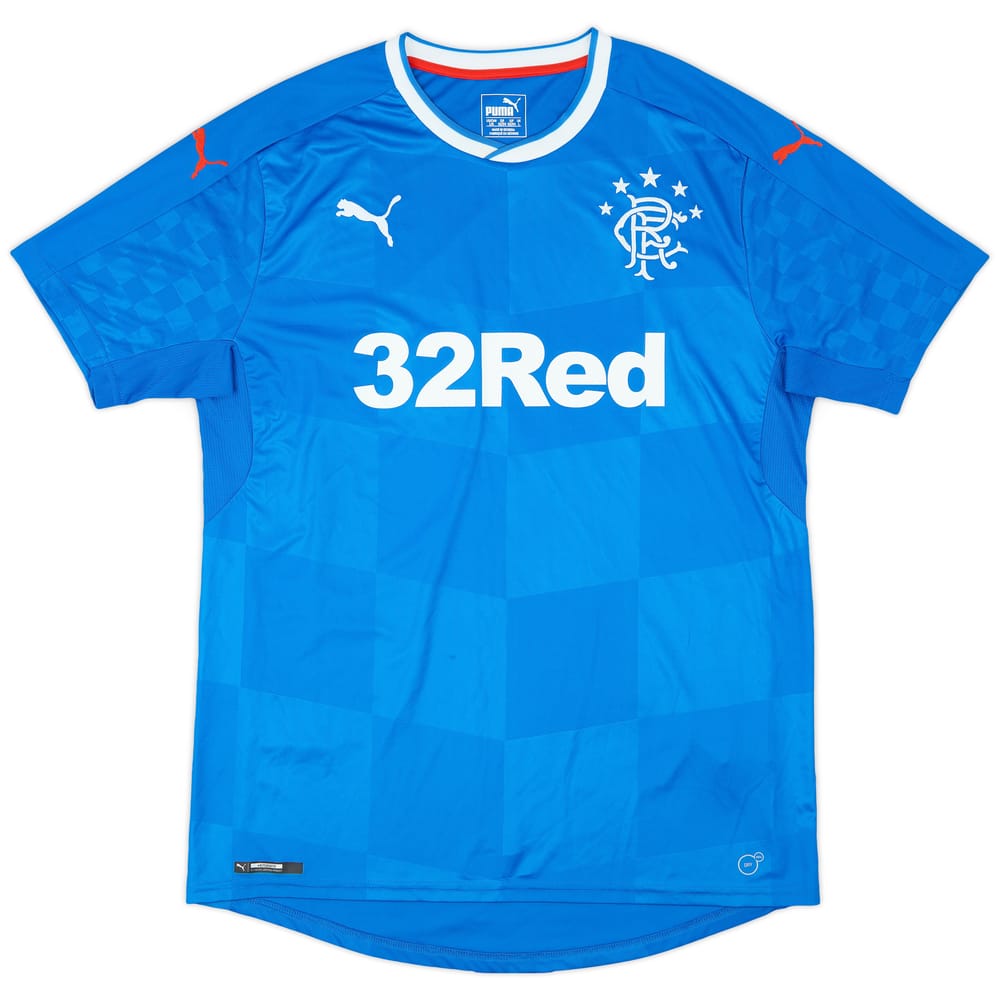 2016-18 Rangers Home Shirt - 7/10 - (L)