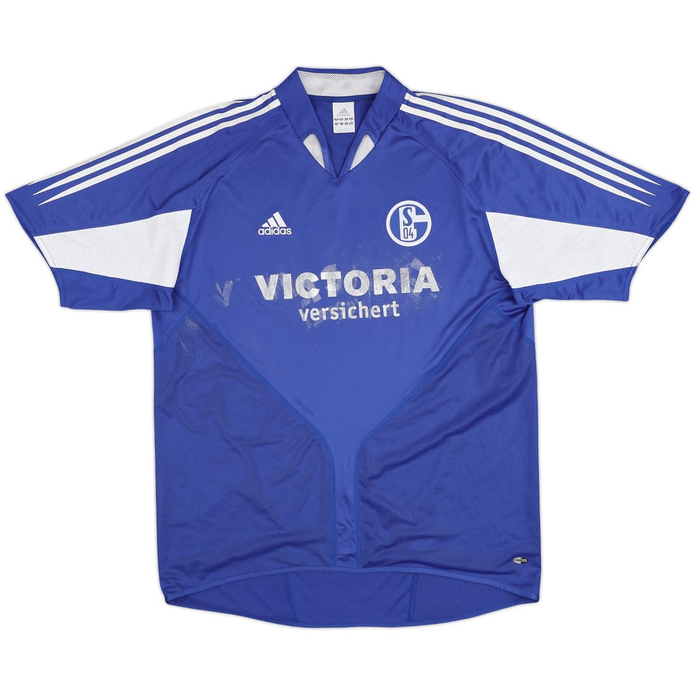 2004-05 Schalke Home Shirt - 4/10 - (XL)