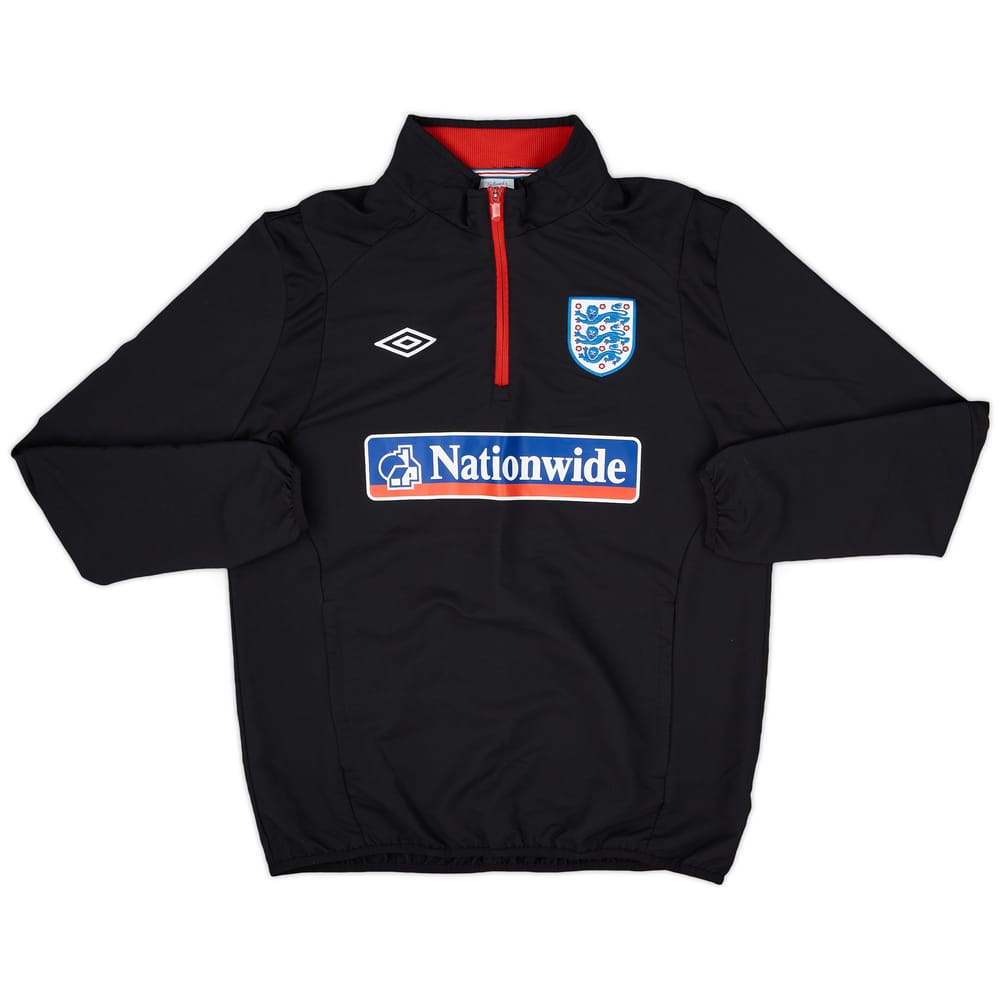 2010-11 England Umbro 1/4 Zip Drill Top - 9/10 - (L)