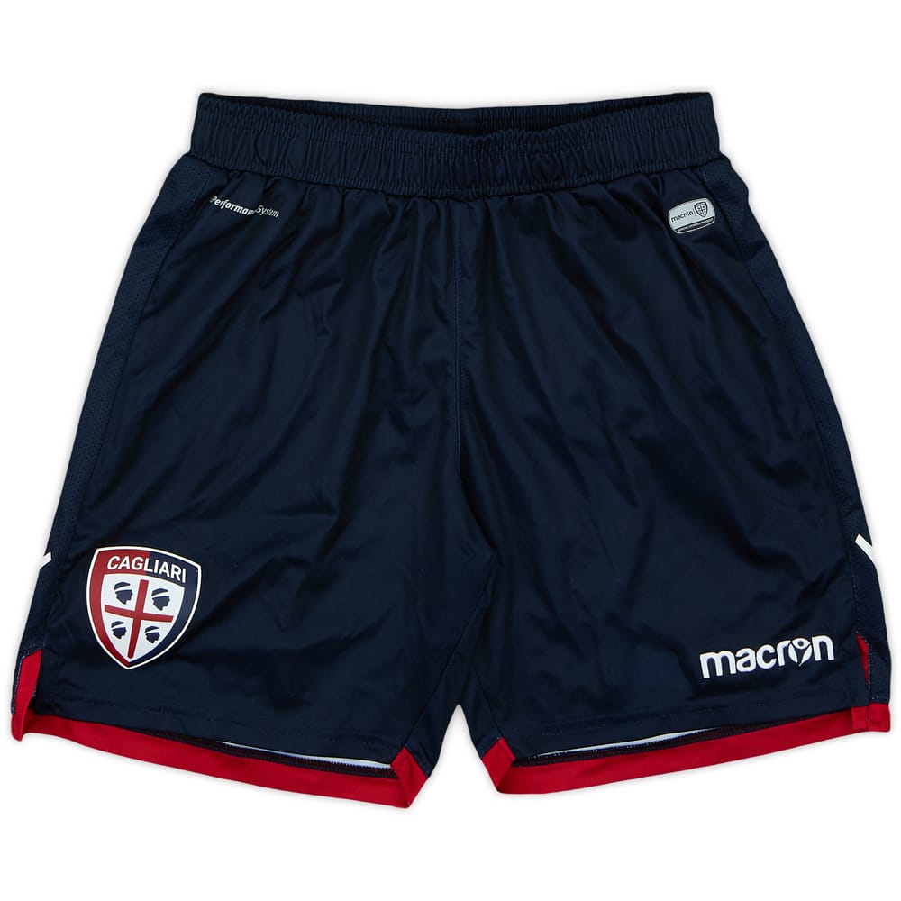 2018-19 Cagliari Home Shorts - 6/10 - (L.Boys)