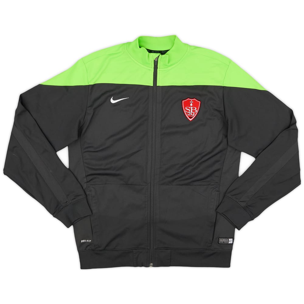 2014-15 Stade Brestois Nike Track Jacket - 9/10 - (XL.Boys)