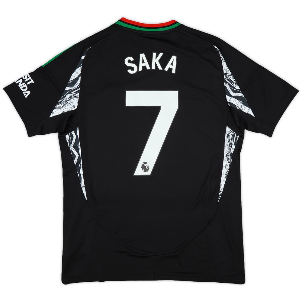 2024-25 Arsenal Away Shirt Saka #7 (L)