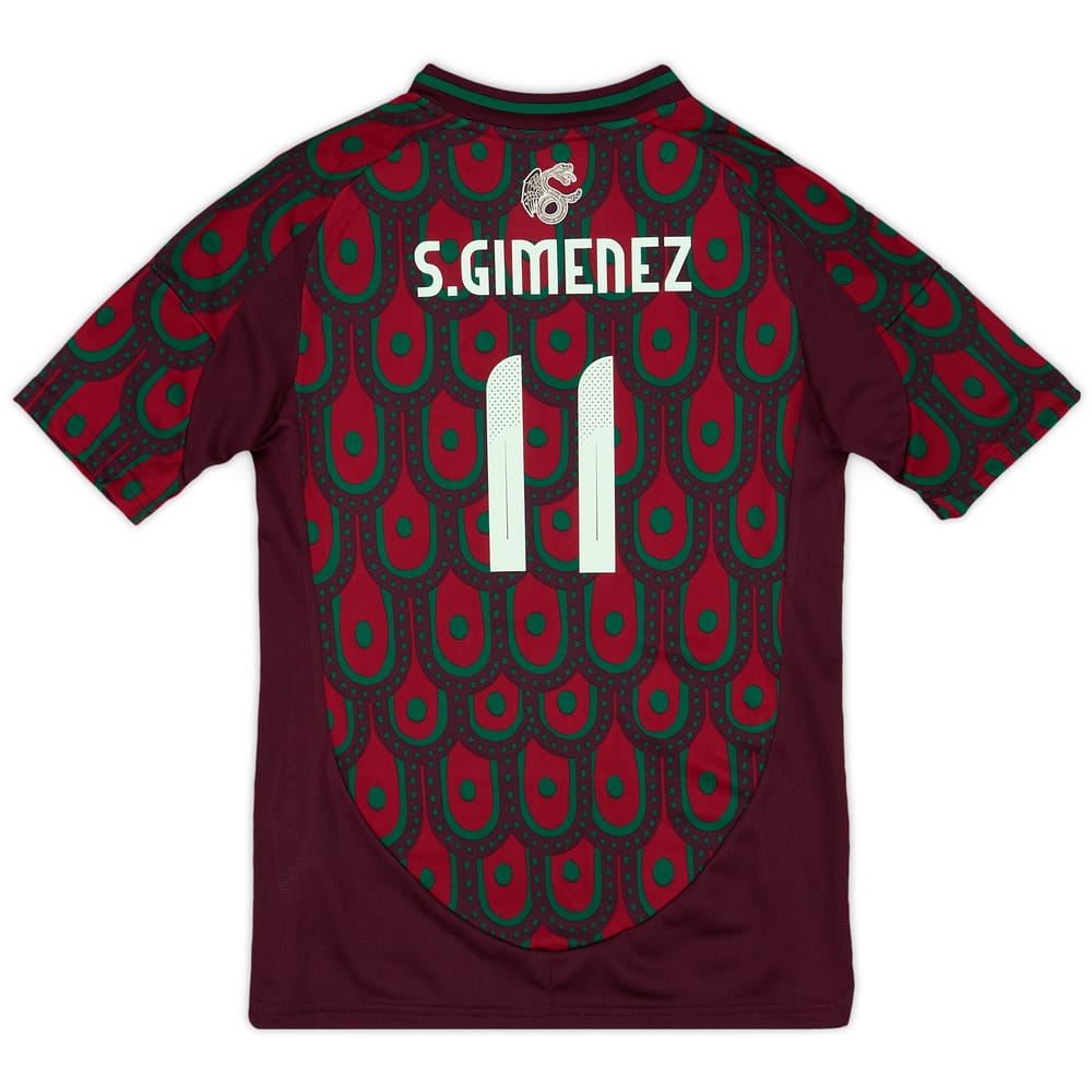 2024-25 Mexico Home Shirt S.Gimenez #11 (KIDS)